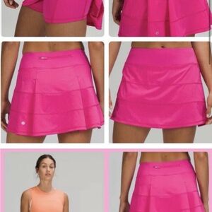 Lululemon Athletica Pink Mini Skater Athletic Shorts size 6